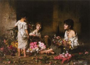 Artist Alexei Harlamov's Work - The Flower Girls