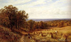Artist Alfred Glendening's Work - Harvest Time