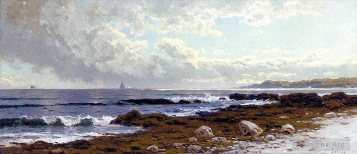 Alfred Thompson Bricher Oil Painting - Along the Coast