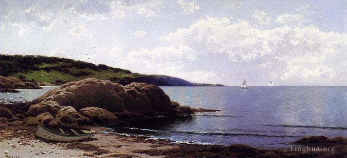 Alfred Thompson Bricher Oil Painting - Bailys Island Maine