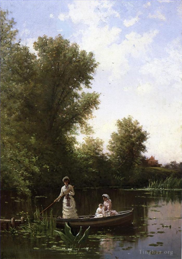 Alfred Thompson Bricher Oil Painting - Boating in the Afternoon