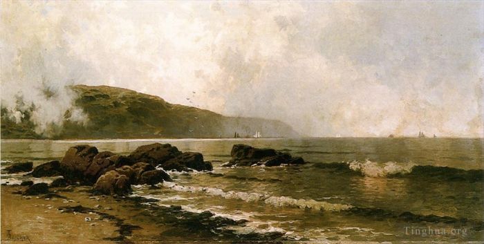 Alfred Thompson Bricher Oil Painting - The Coast at Grand Manan