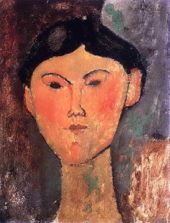 Amedeo Modigliani Oil Painting - beatrice hastings 1915 1