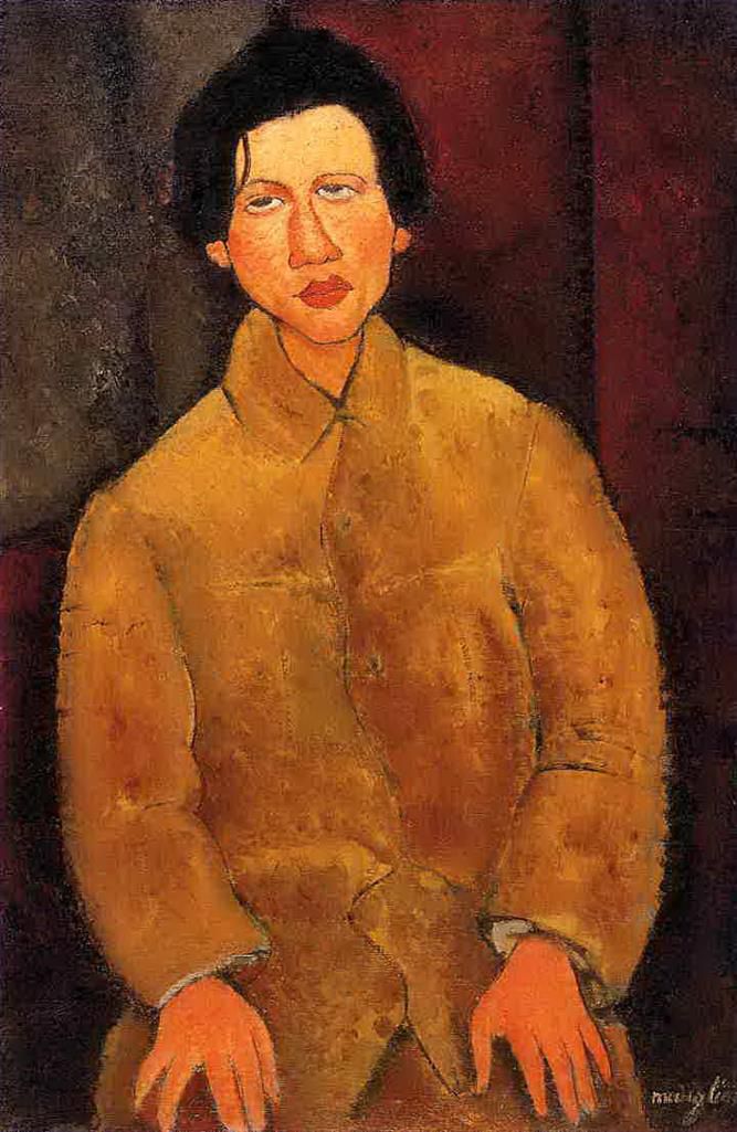 Amedeo Modigliani Oil Painting - chaim soutine 1916