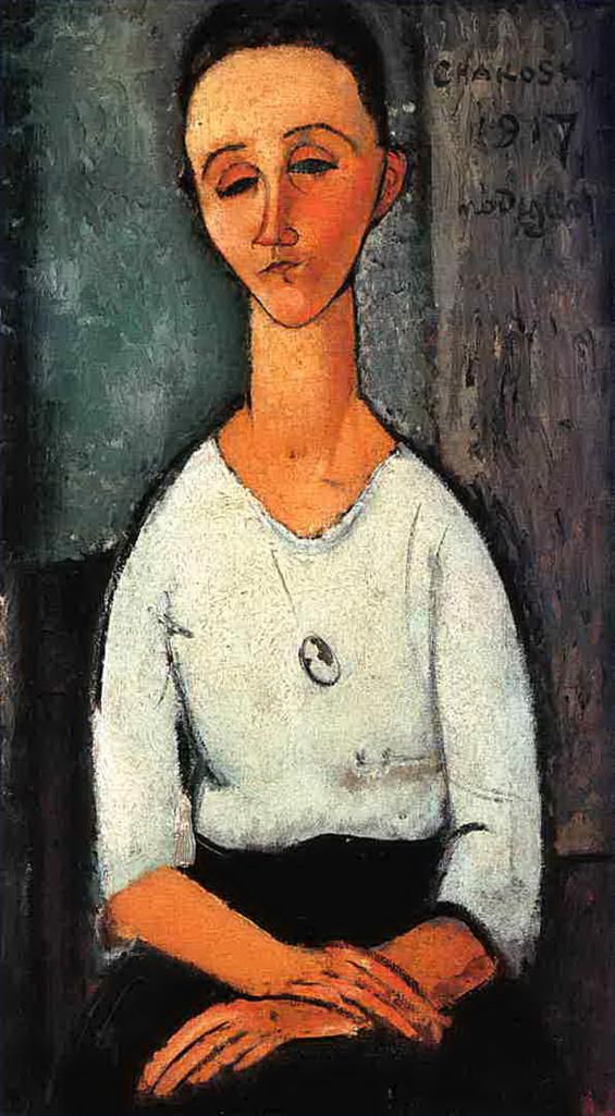 Amedeo Modigliani Oil Painting - chakoska 1917