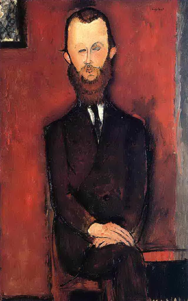 Amedeo Modigliani Oil Painting - count weilhorski