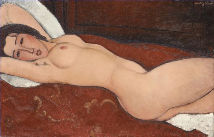 Amedeo Modigliani Oil Painting - Reclining Nude