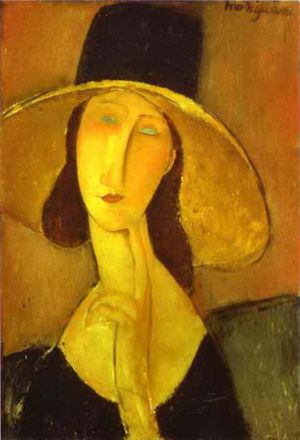 Artist Amedeo Modigliani's Work - head of a woman