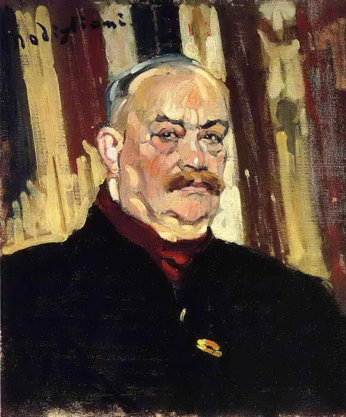Amedeo Modigliani Oil Painting - joseph levi 1910