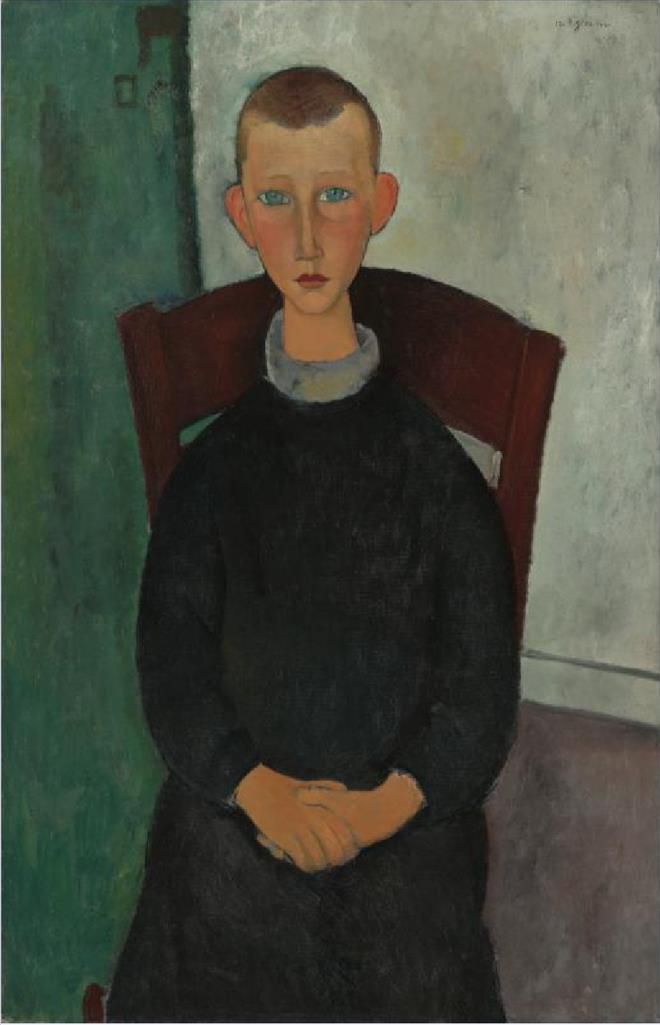 Amedeo Modigliani Oil Painting - le fils du concierge