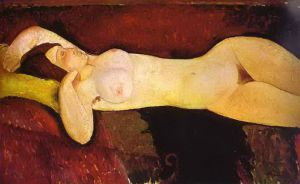 Artist Amedeo Modigliani's Work - Reclining Nude