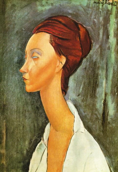 Amedeo Modigliani Oil Painting - lunia czechovska 1919