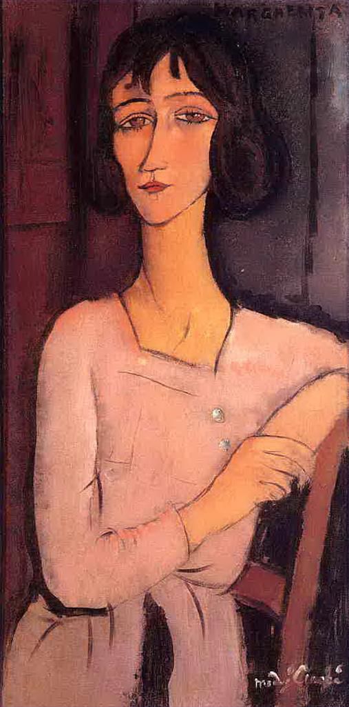 Amedeo Modigliani Oil Painting - margarita seated 1916