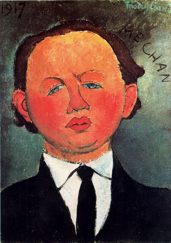 Amedeo Modigliani Oil Painting - oscar miestchaninoff 1917