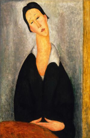 Artist Amedeo Modigliani's Work - portrait of a polish woman