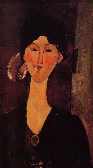 Artist Amedeo Modigliani's Work - portrait of beatrice hastings 1915