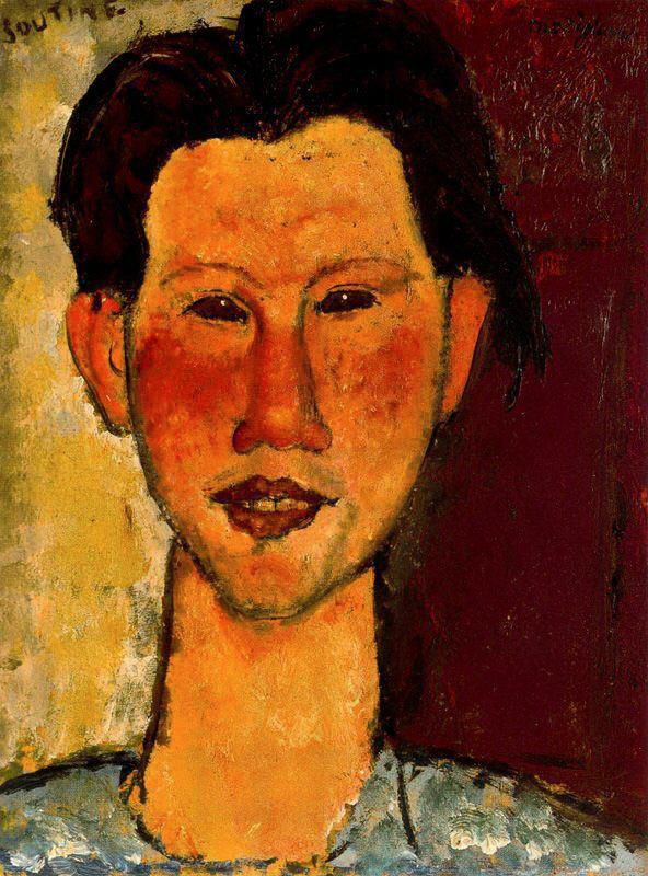 Amedeo Modigliani Oil Painting - portrait of chaim soutine 1915