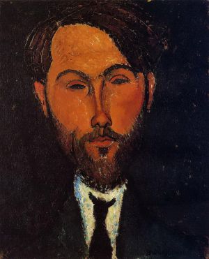 Artist Amedeo Modigliani's Work - portrait of leopold zborowski 1