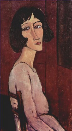 Artist Amedeo Modigliani's Work - portrait of margarita 1916