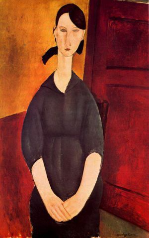 Artist Amedeo Modigliani's Work - portrait of paulette jourdain 1919