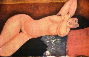 Artist Amedeo Modigliani's Work - reclining nude
