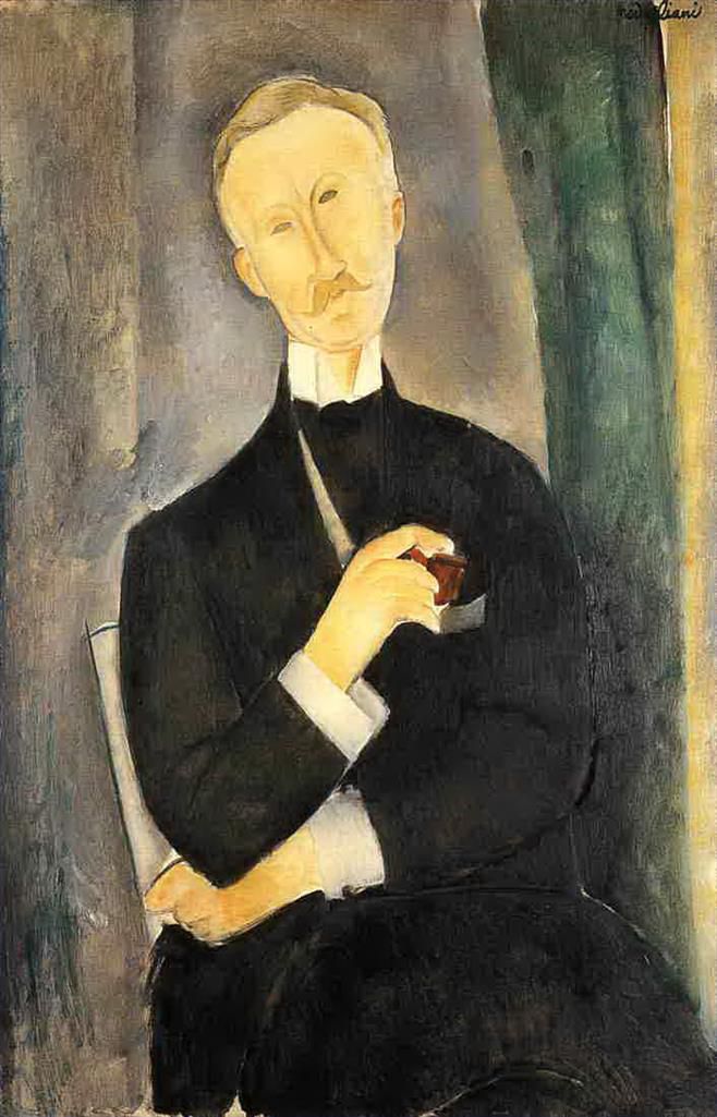 Amedeo Modigliani Oil Painting - roger dutilleul 1919