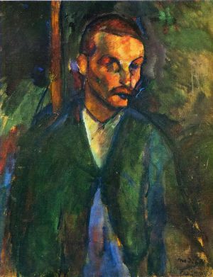 Artist Amedeo Modigliani's Work - the beggar of livorne 1909
