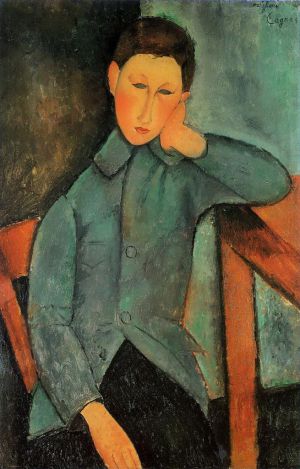 Artist Amedeo Modigliani's Work - the boy