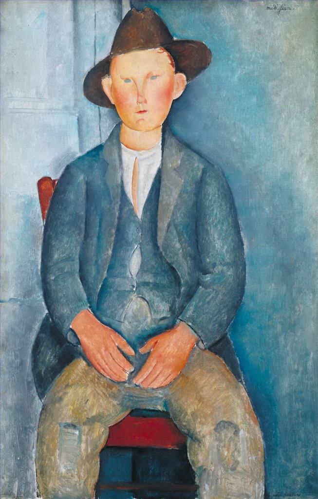 Amedeo Modigliani Oil Painting - the little peasant