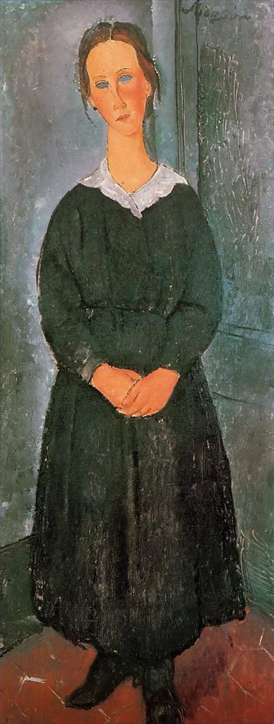 Amedeo Modigliani Oil Painting - the servant girl
