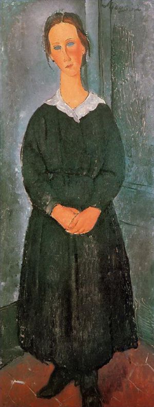 Artist Amedeo Modigliani's Work - the servant girl