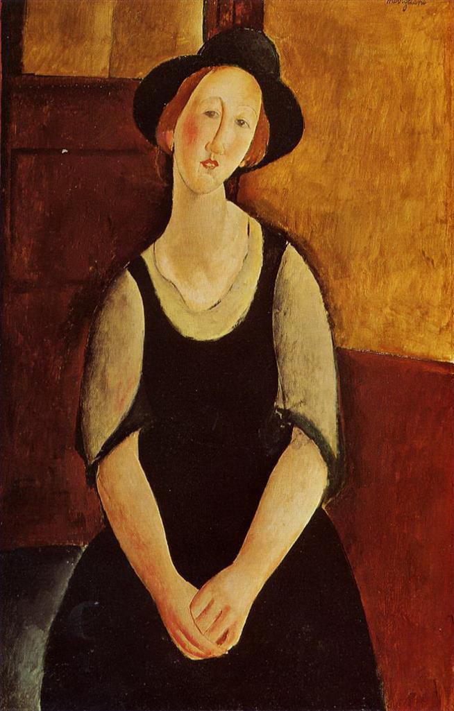 Amedeo Modigliani Oil Painting - thora klinckowstrom 1919