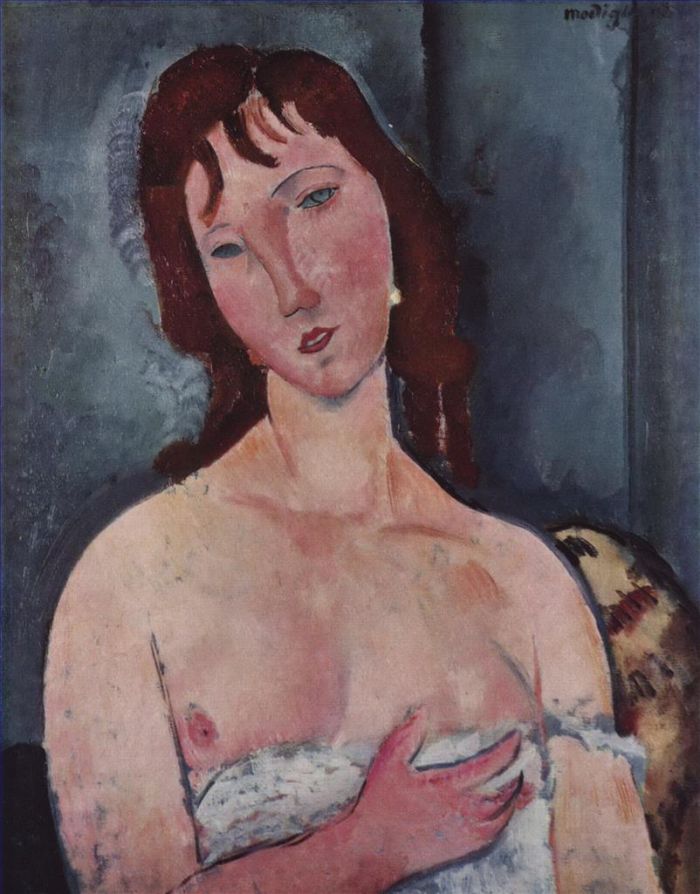 Amedeo Modigliani Oil Painting - young woman