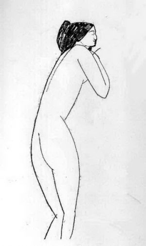 Artist Amedeo Modigliani's Work - anna akhmatova 1911