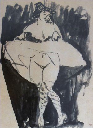 Artist Amedeo Modigliani's Work - dancer