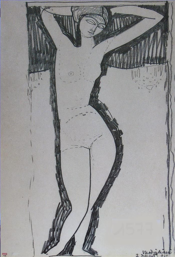 Amedeo Modigliani Various Paintings - nude