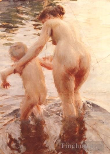 Anders Zorn Oil Painting - A premiere