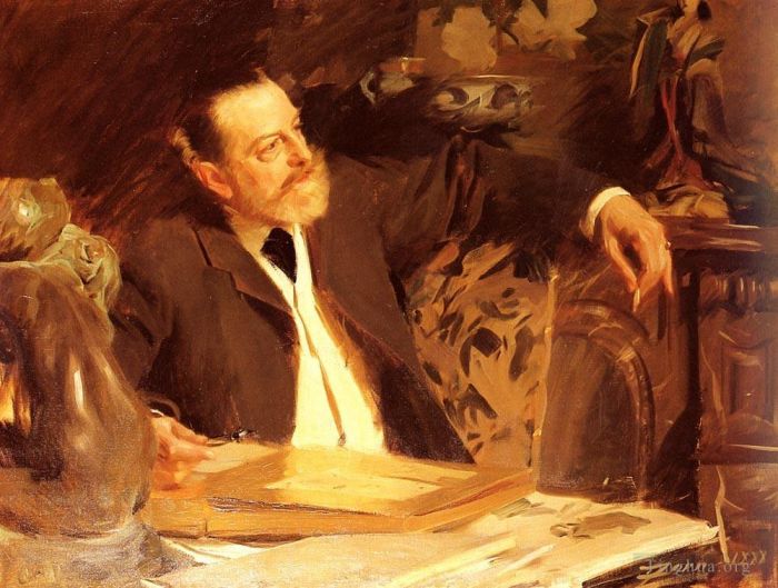 Anders Zorn Oil Painting - Antonin Proust