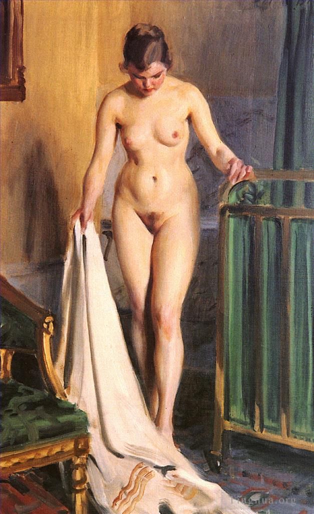 Anders Zorn Oil Painting - I Sangkammaren