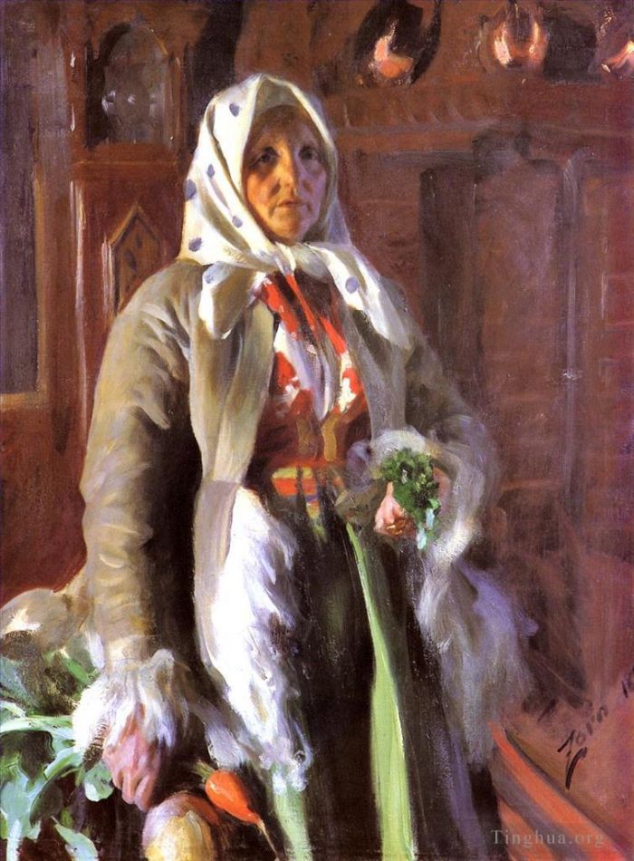 Anders Zorn Oil Painting - Mona