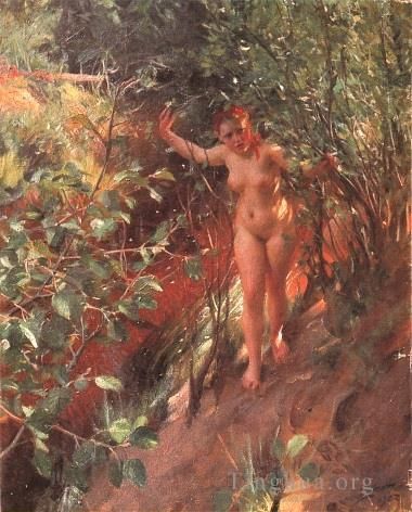 Anders Zorn Oil Painting - Red sand