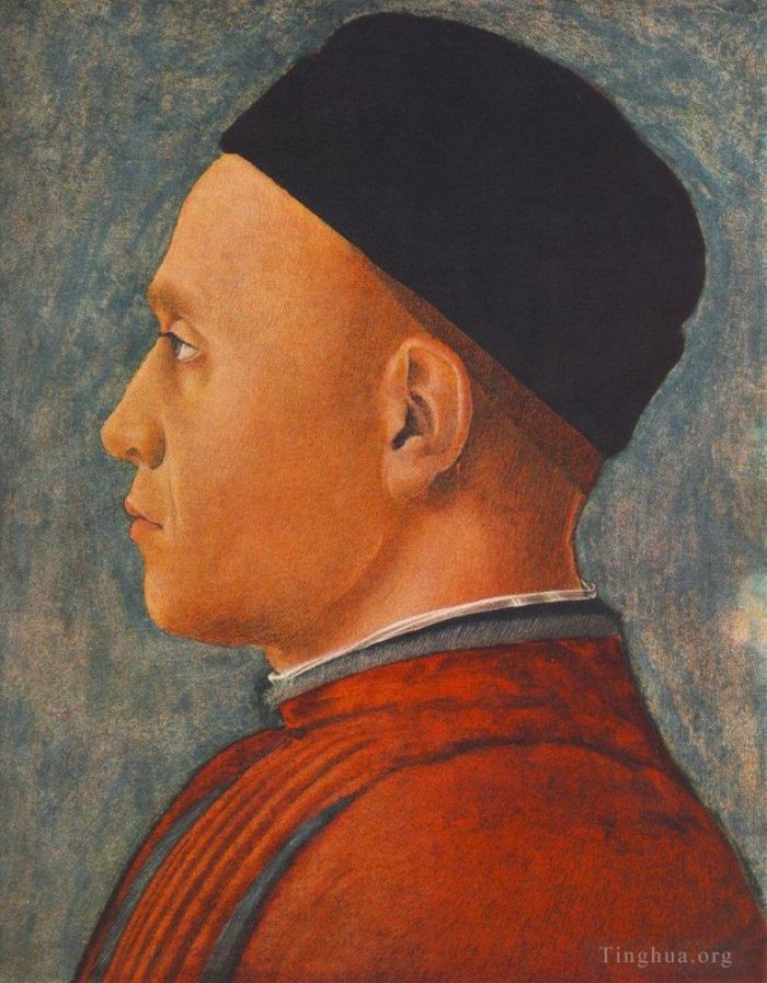 Andrea Mantegna Oil Painting - Portrait of a Man
