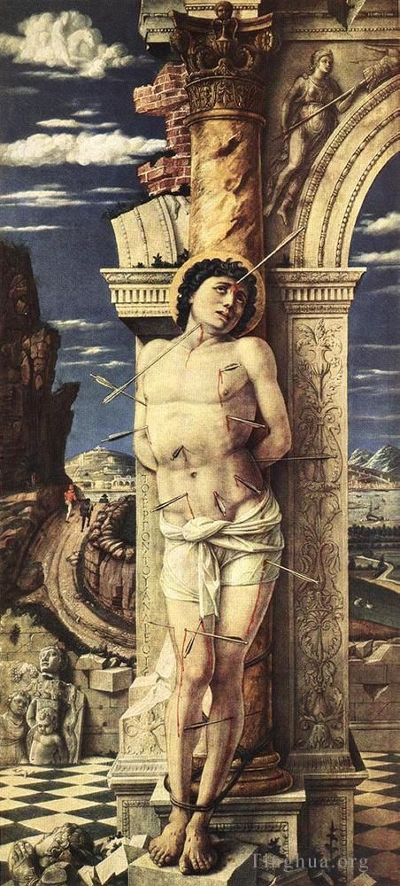 Andrea Mantegna Oil Painting - St Sebastian1