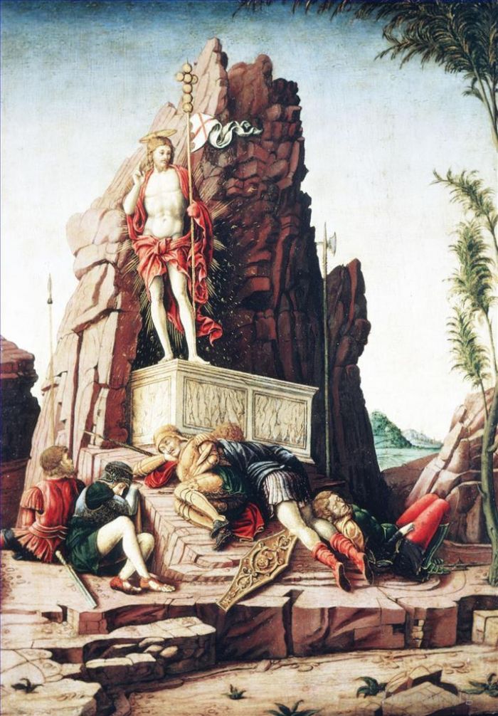 Andrea Mantegna Oil Painting - The Resurrection