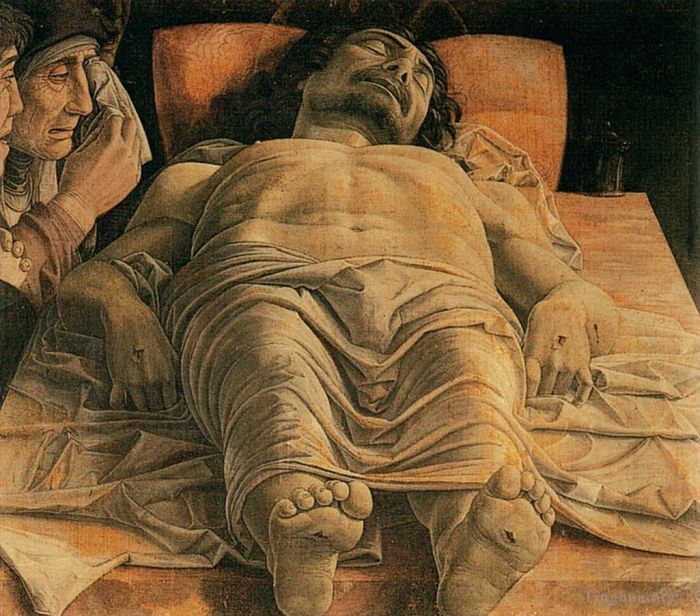 Andrea Mantegna Oil Painting - The dead Christ