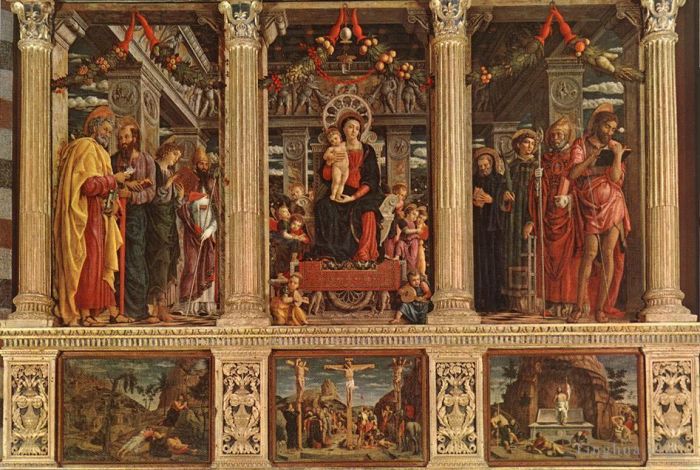 Andrea Mantegna Various Paintings - Altarpiece