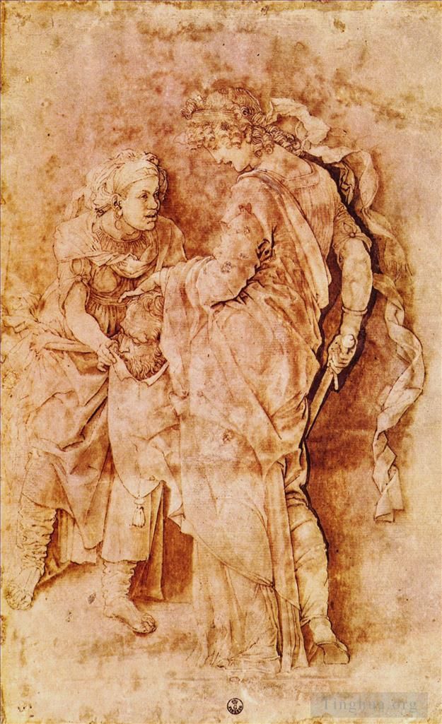 Andrea Mantegna Various Paintings - Judith with the head of Holofernes