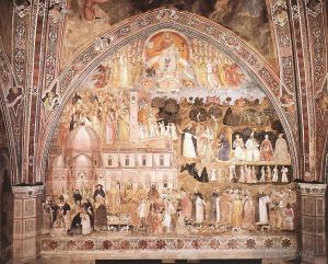 Artist Andrea da Firenze's Work - The Church Militant And Triumphant 1365