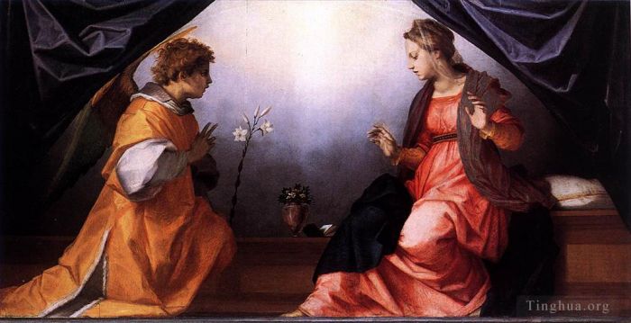Andrea del Sarto Oil Painting - Annunciation