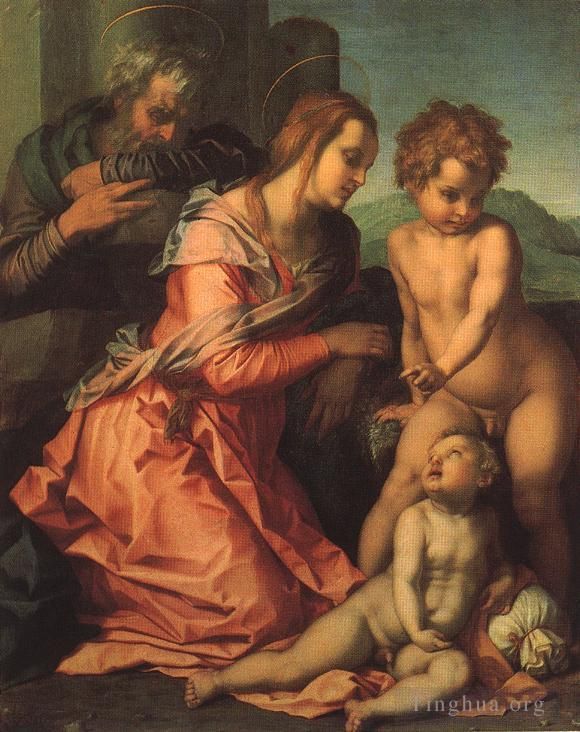 Andrea del Sarto Oil Painting - Holy Family